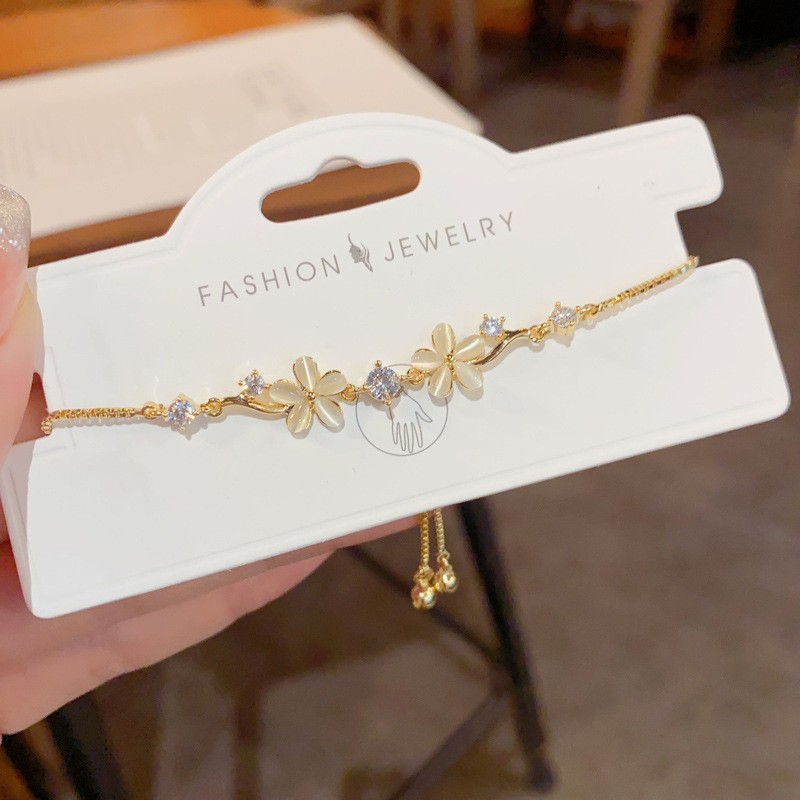 Gold-Tone CZ Bracelet for Women | Elegant Minimalist Statement Jewelry