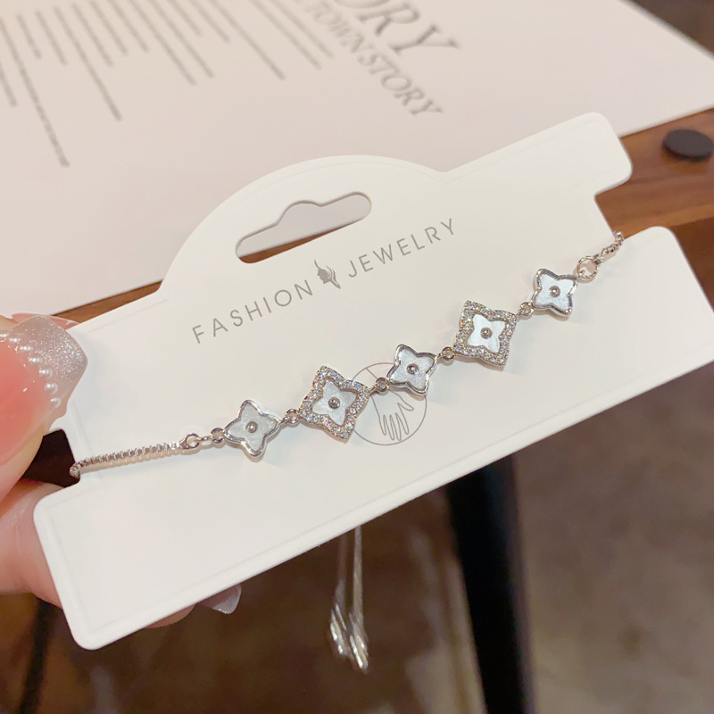Silver CZ Bracelet for Women | Elegant Minimalist & Geometric Jewelry