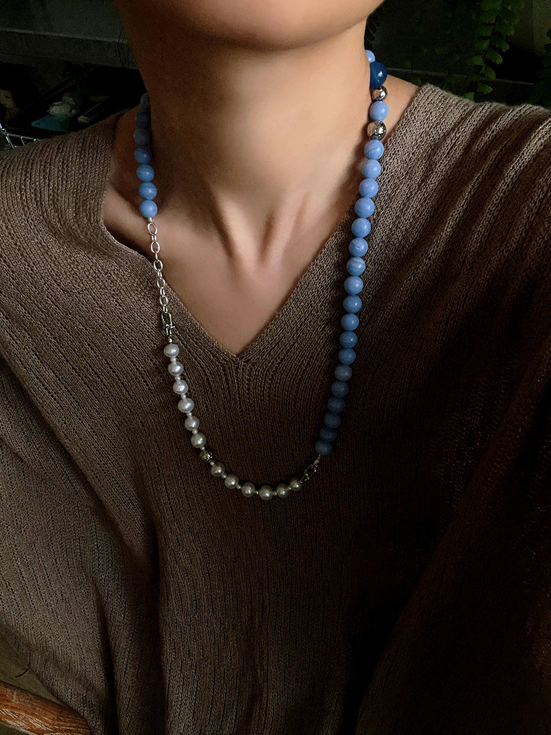Convertible Freshwater Pearl Bracelet & Extender Chain – 18K Gold/Silver Plated Multi-Way Jewelry