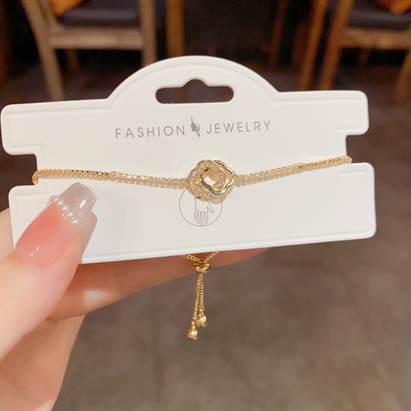 Gold-Tone CZ Bracelet for Women | Elegant Minimalist Statement Jewelry