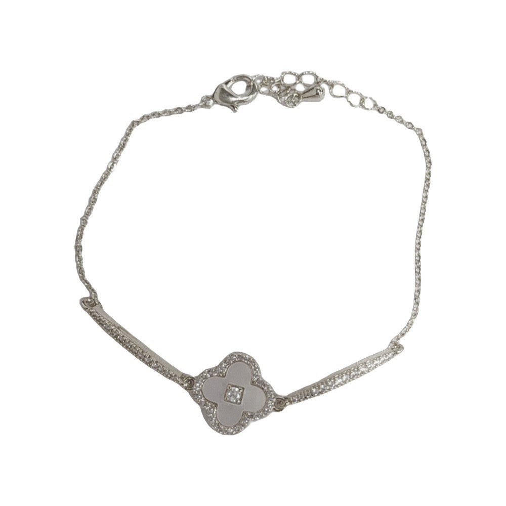 Silver CZ Bracelet for Women | Elegant Minimalist & Geometric Jewelry