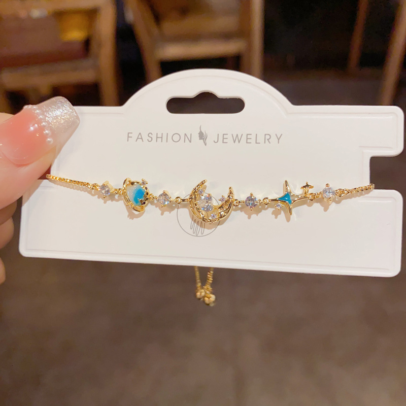 Gold-Tone CZ Bracelet for Women | Elegant Minimalist Statement Jewelry