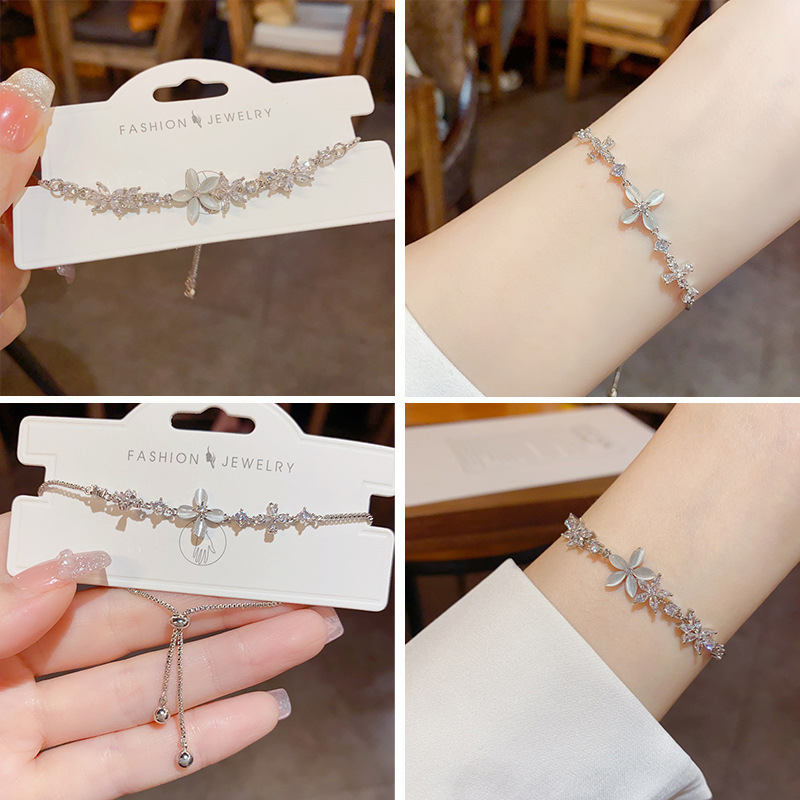 Silver CZ Bracelet for Women | Elegant Minimalist & Geometric Jewelry