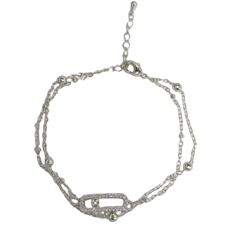 Silver CZ Bracelet for Women | Elegant Minimalist & Geometric Jewelry