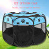 Portable Octagonal Dog Kennel Oxford Fabric For Indoor Outdoor Cat Cage