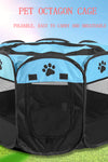 Portable Octagonal Dog Kennel Oxford Fabric For Indoor Outdoor Cat Cage