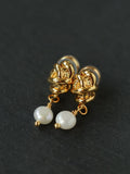 Goossens Riviera Freshwater Pearl Drop Earrings | Short, Long Tassel & Baroque Pearl | 18K Gold Plated