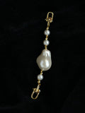 Faux Pearl Extender Chain Necklace Lengthener, Gold Silver Plated Jewelry Extension Chain, Pearl Connector for Necklace Bracelet Layering, Vintage Minimalist Accessory