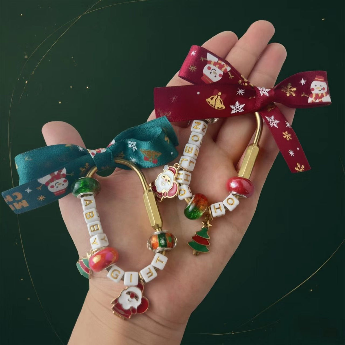 Christmas DIY bag charm making kit