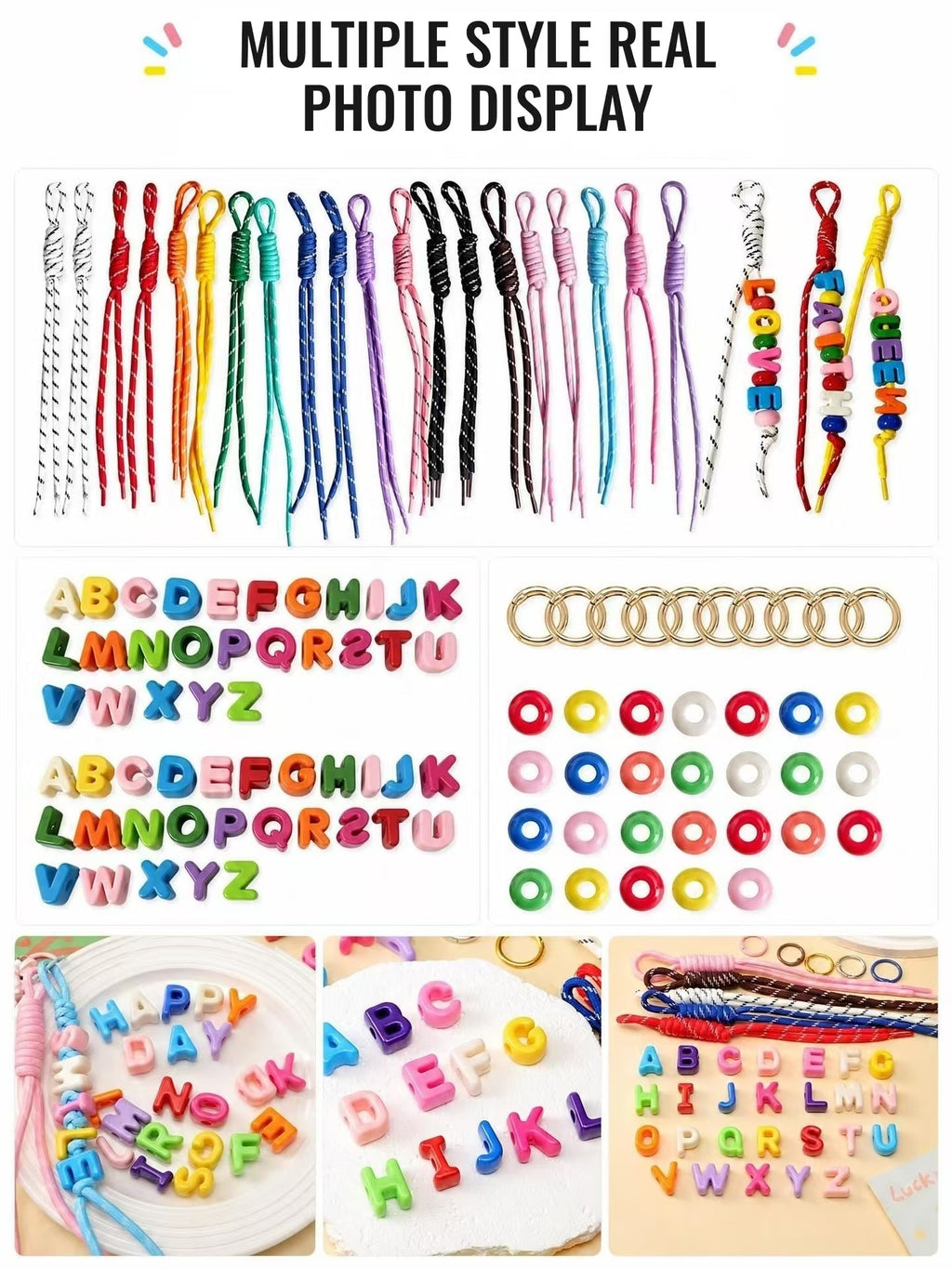 Trendy colorful charm accessories
