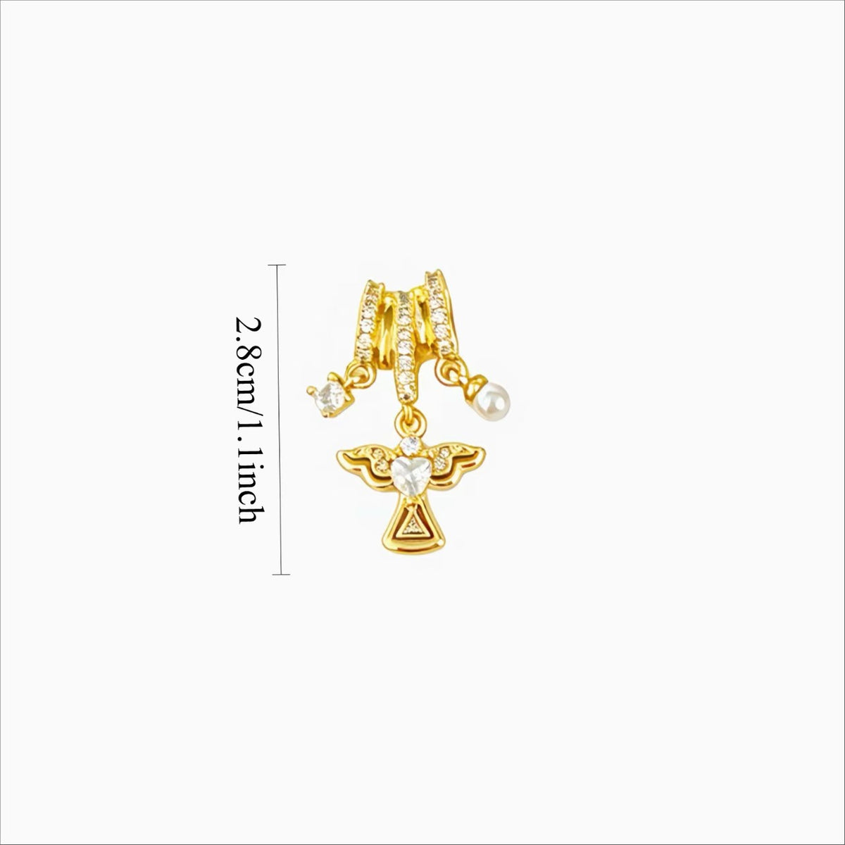 Enamel Horse Angel Cross Star Pendant Necklace | Zircon Pearl Shell Charm | Gold-Tone Silver-Tone Copper O-Link Lip Chain