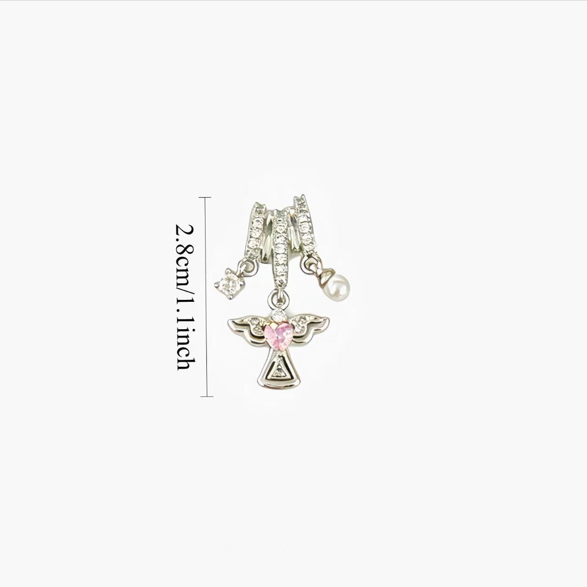 Enamel Horse Angel Cross Star Pendant Necklace | Zircon Pearl Shell Charm | Gold-Tone Silver-Tone Copper O-Link Lip Chain