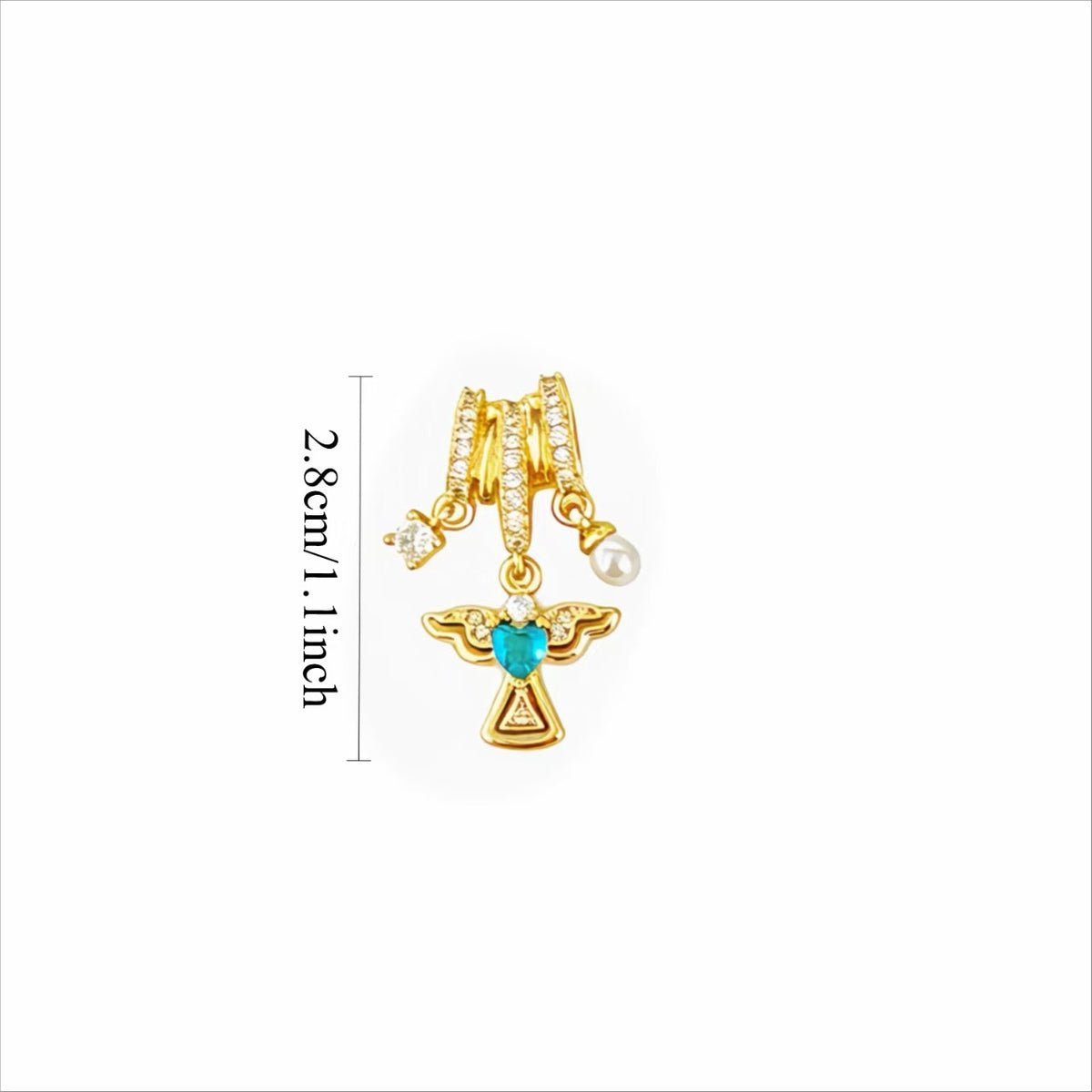 Enamel Horse Angel Cross Star Pendant Necklace | Zircon Pearl Shell Charm | Gold-Tone Silver-Tone Copper O-Link Lip Chain