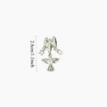 Enamel Horse Angel Cross Star Pendant Necklace | Zircon Pearl Shell Charm | Gold-Tone Silver-Tone Copper O-Link Lip Chain