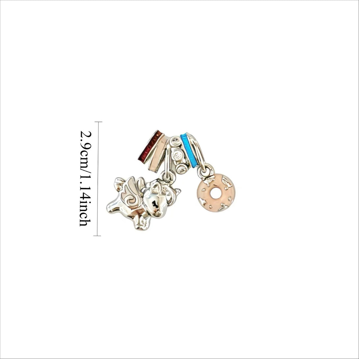 Enamel Horse Angel Cross Star Pendant Necklace | Zircon Pearl Shell Charm | Gold-Tone Silver-Tone Copper O-Link Lip Chain