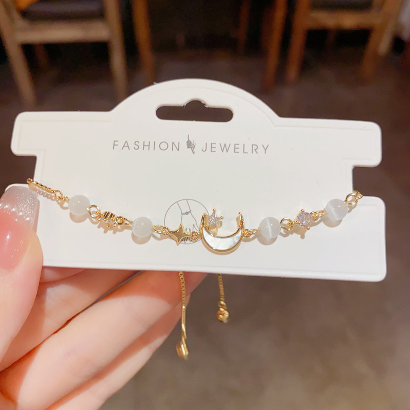 Gold-Tone CZ Bracelet for Women | Elegant Minimalist Statement Jewelry