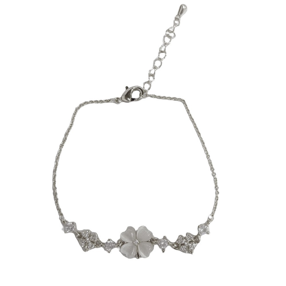 Silver CZ Bracelet for Women | Elegant Minimalist & Geometric Jewelry