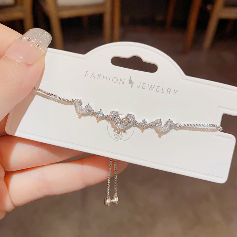 Silver CZ Bracelet for Women | Elegant Minimalist & Geometric Jewelry
