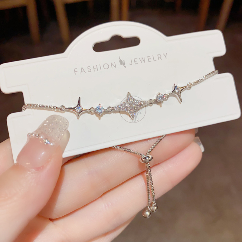 Silver CZ Bracelet for Women | Elegant Minimalist & Geometric Jewelry