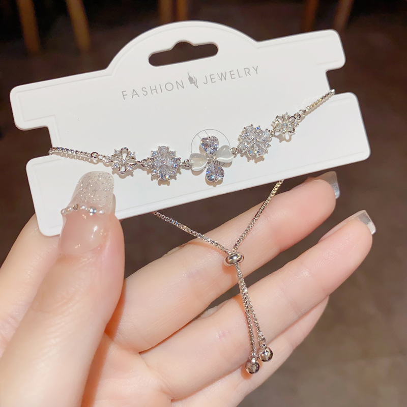 Silver CZ Bracelet for Women | Elegant Minimalist & Geometric Jewelry