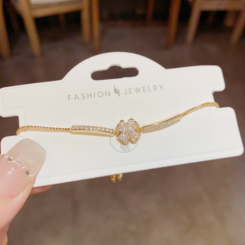 Gold-Tone CZ Bracelet for Women | Elegant Minimalist Statement Jewelry