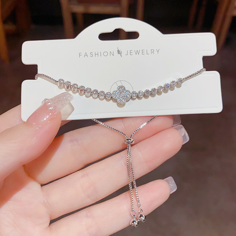 Silver CZ Bracelet for Women | Elegant Minimalist & Geometric Jewelry