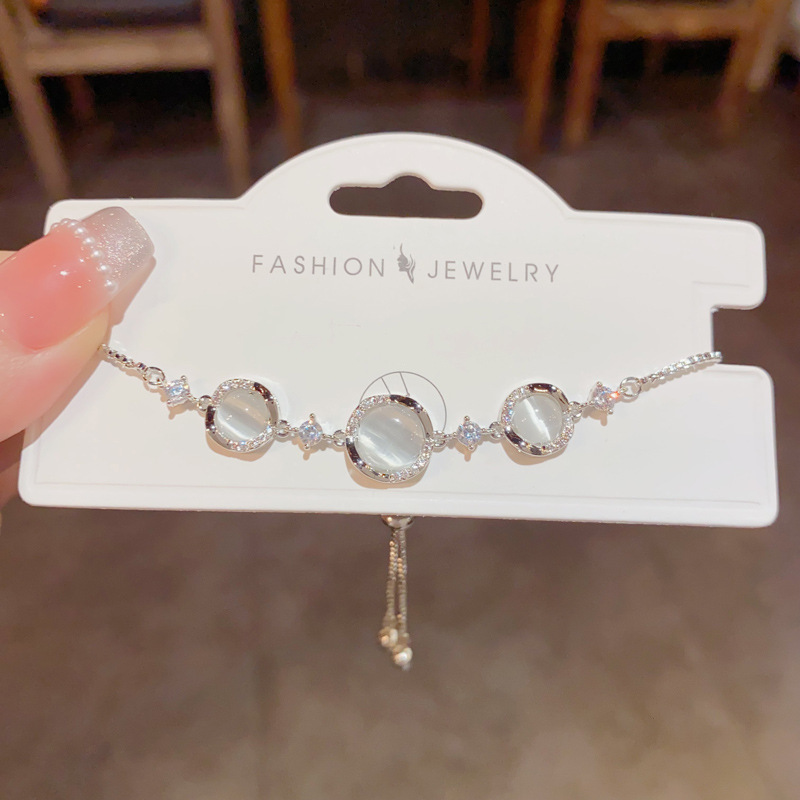 Silver CZ Bracelet for Women | Elegant Minimalist & Geometric Jewelry