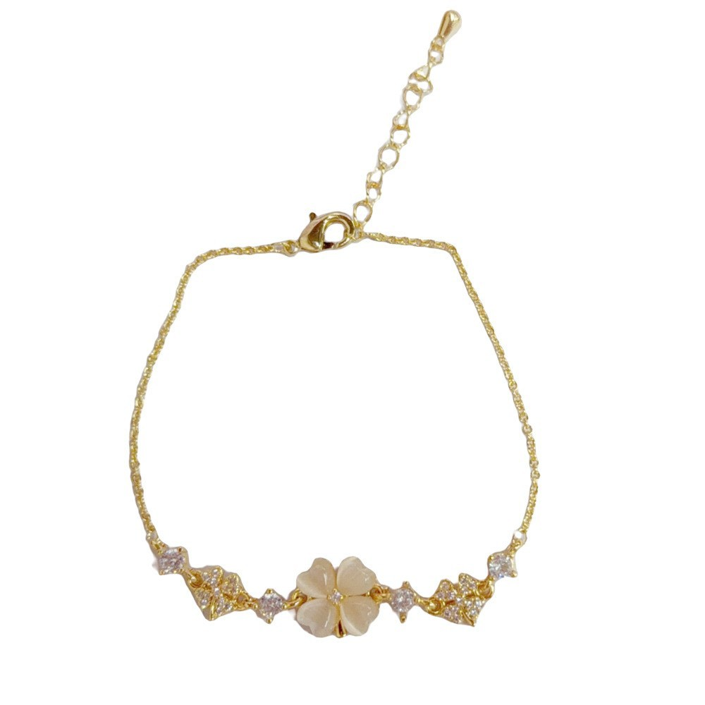 Gold-Tone CZ Bracelet for Women | Elegant Minimalist Statement Jewelry