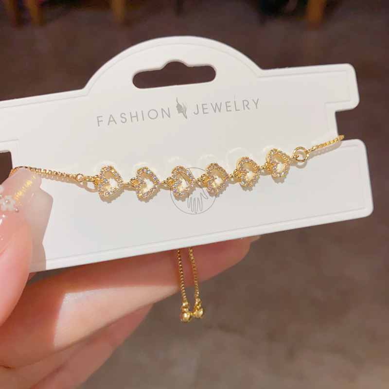 Gold-Tone CZ Bracelet for Women | Elegant Minimalist Statement Jewelry