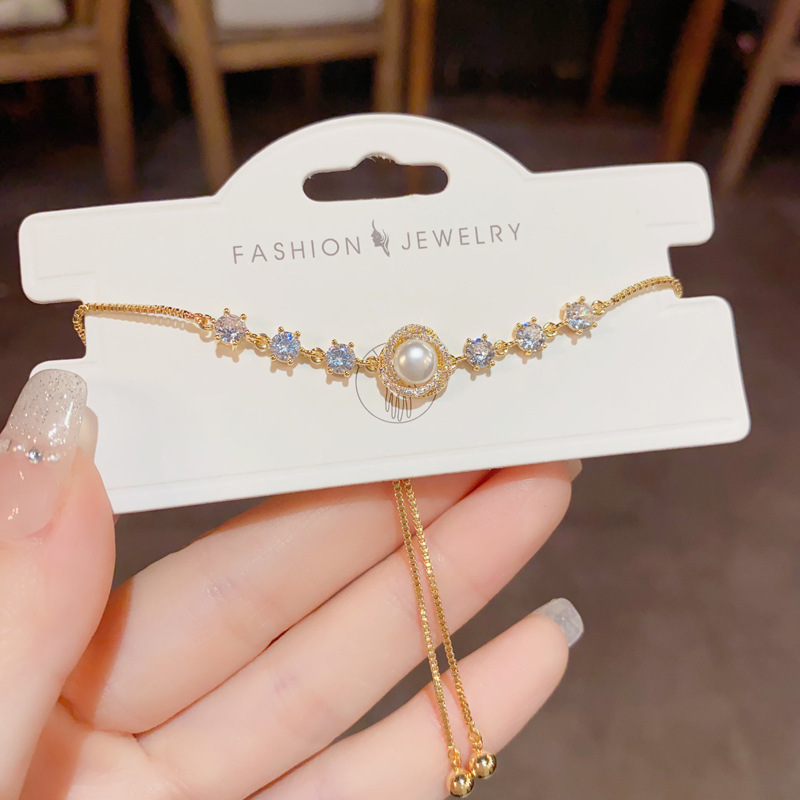 Gold-Tone CZ Bracelet for Women | Elegant Minimalist Statement Jewelry