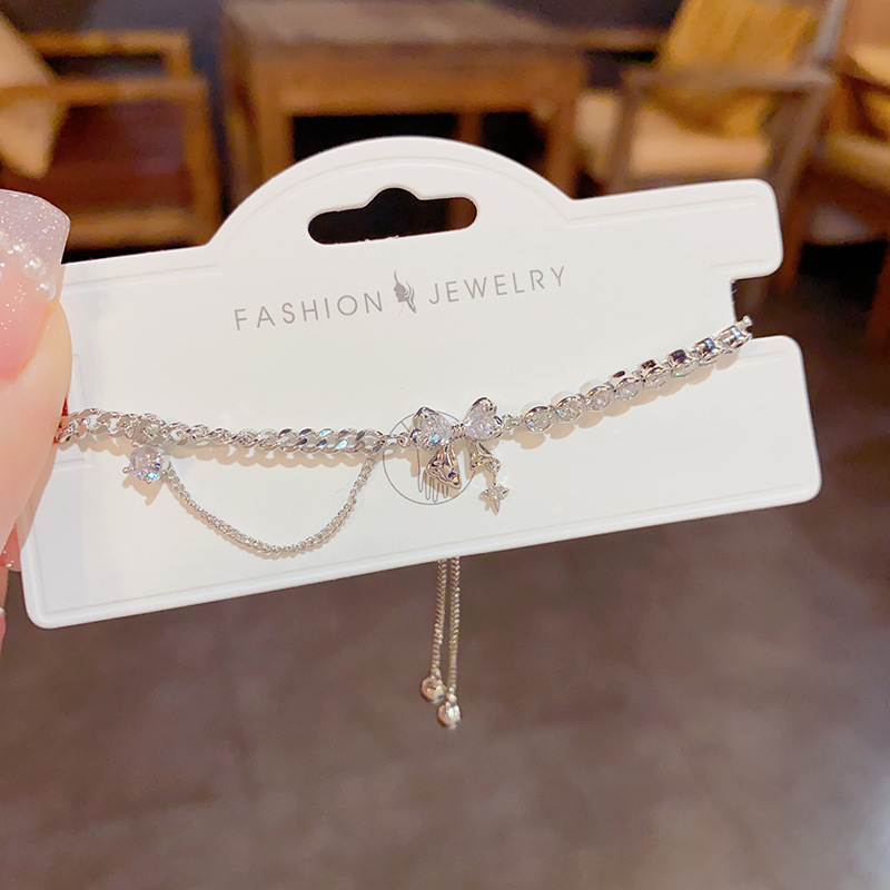 Silver CZ Bracelet for Women | Elegant Minimalist & Geometric Jewelry