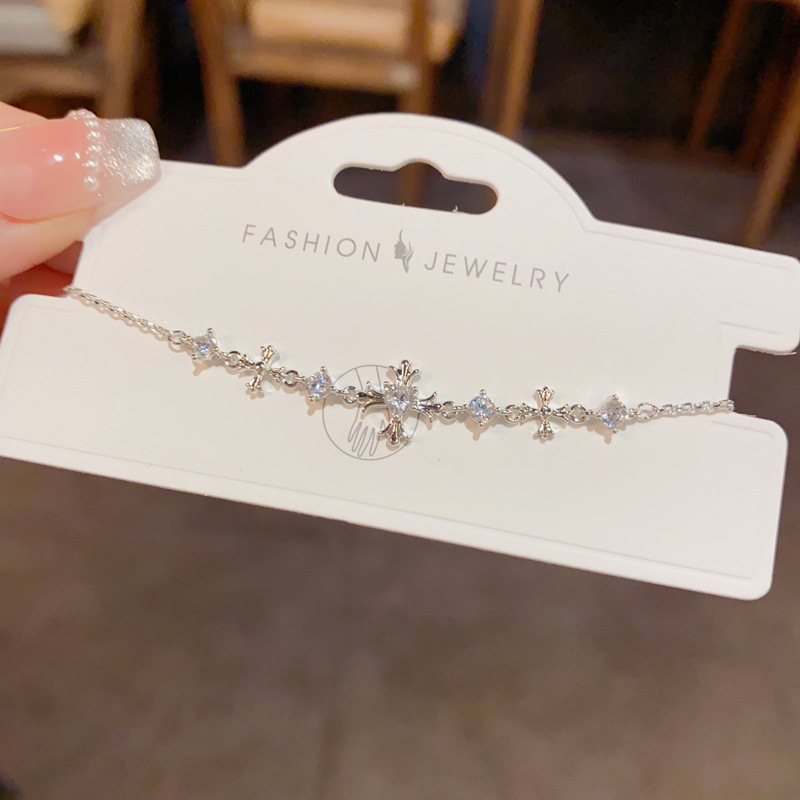 Silver CZ Bracelet for Women | Elegant Minimalist & Geometric Jewelry