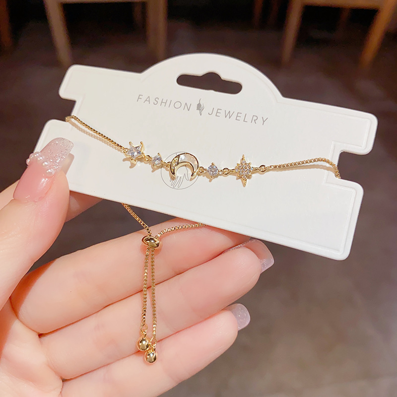 Gold CZ Bracelet for Women | Sparkling Butterfly, Star & Openwork Designs