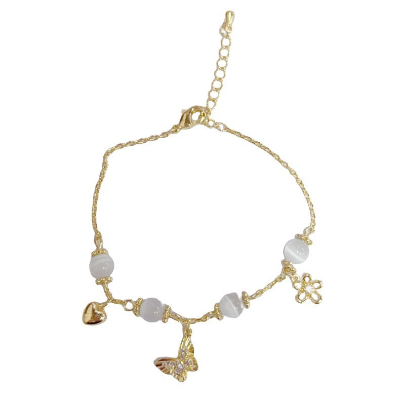 Gold CZ Bracelet for Women | Sparkling Butterfly, Star & Openwork Designs