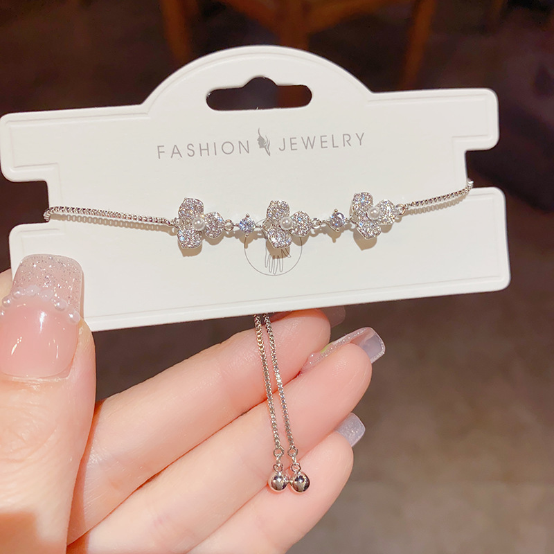 Silver CZ Bracelet for Women | Sparkling Butterfly, Star & Pavé Jewelry