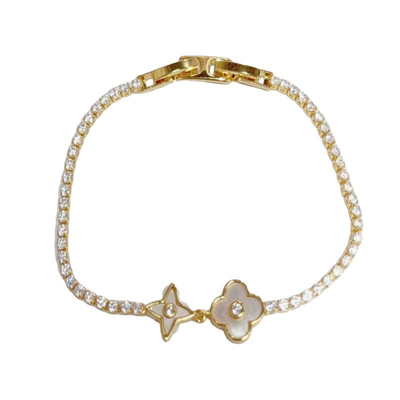 Gold CZ Bracelet for Women | Sparkling Butterfly, Star & Openwork Designs