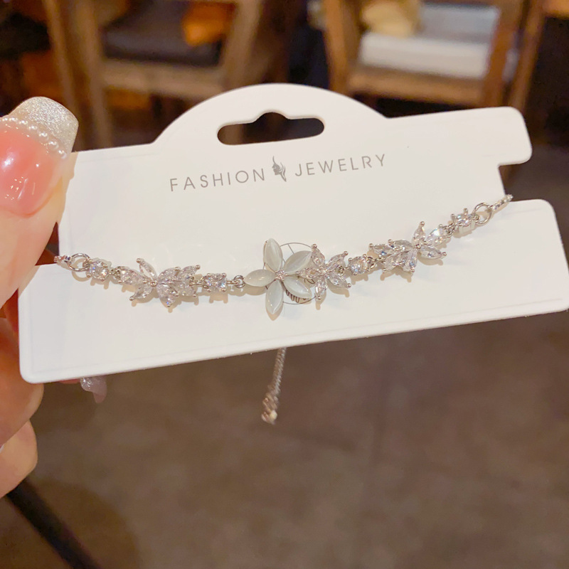 Silver CZ Bracelet for Women | Elegant Minimalist & Geometric Jewelry