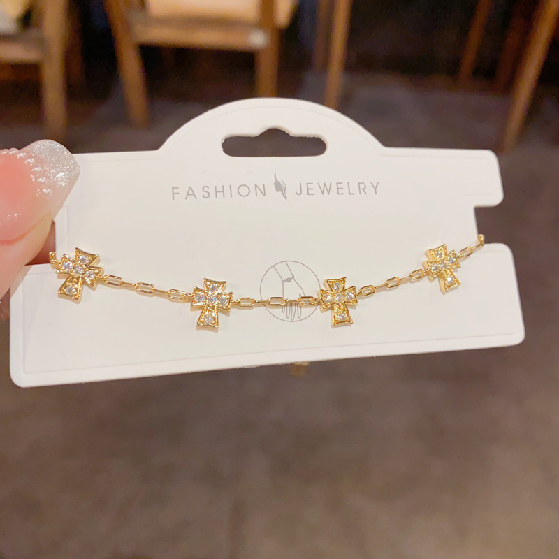 Gold CZ Bracelet for Women | Sparkling Butterfly, Star & Openwork Designs