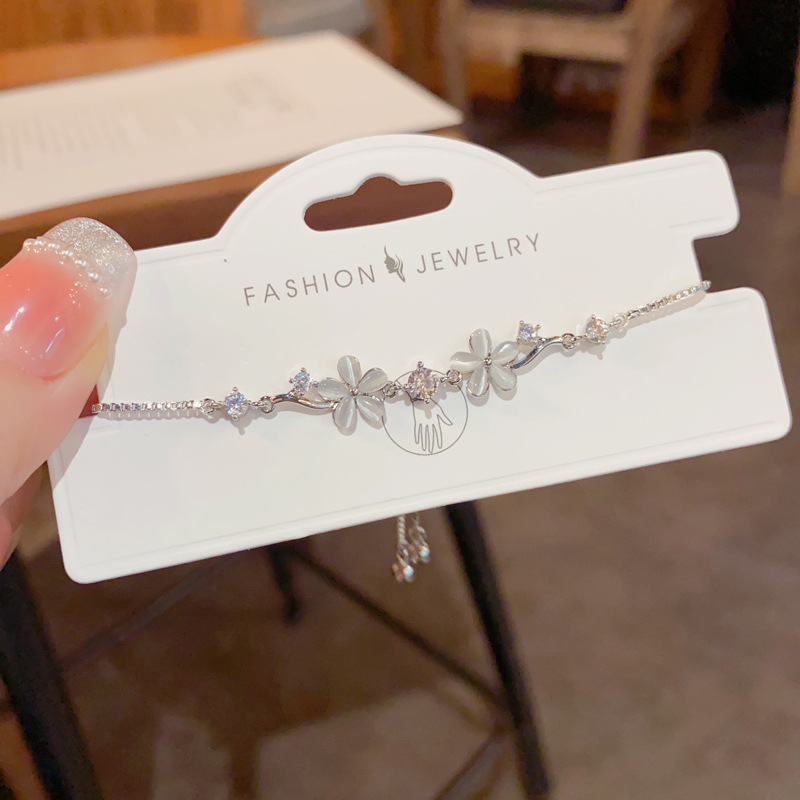 Silver CZ Bracelet for Women | Elegant Minimalist & Geometric Jewelry