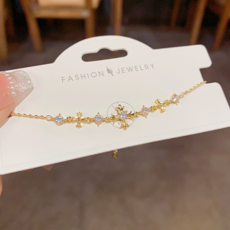 Gold CZ Bracelet for Women | Sparkling Butterfly, Star & Openwork Designs