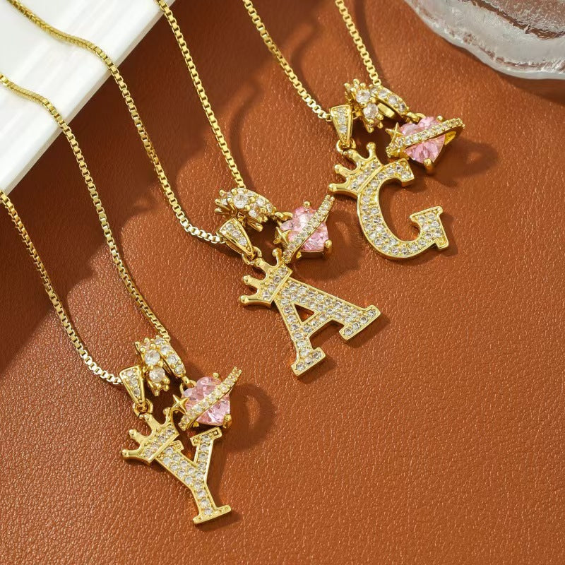 Necklace letter pendants