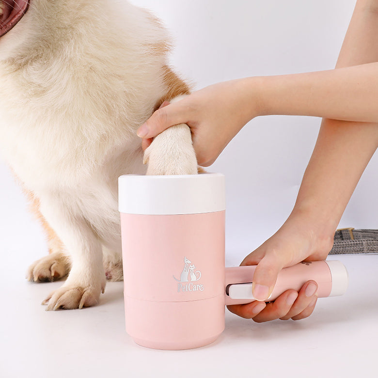 Dog paw cleaner washer for small dogs and cats