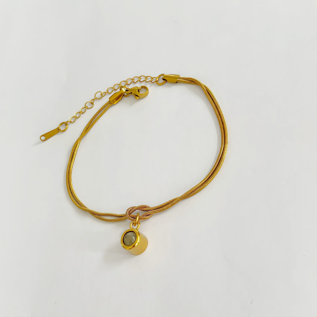 Personalized minimalist projection bracelet gift