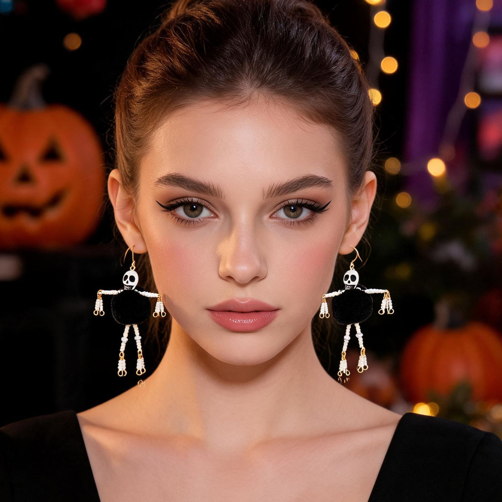 skull earrings